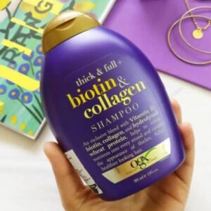 OGX Thick & Full + Biotin & Collagen Shampoo, Sulfate Free, 385ml
