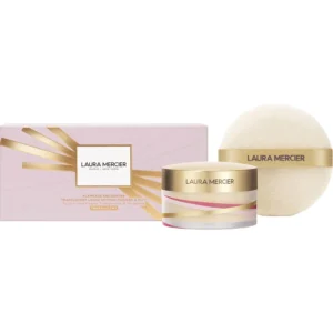 Laura Mercier Translucent Powder - 29g full size powder + puff set
